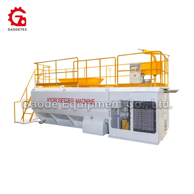 Gaodetec GHS08100 and GHS06100 Highway Green Grass Seed Spraying Hydroseeding Machine
